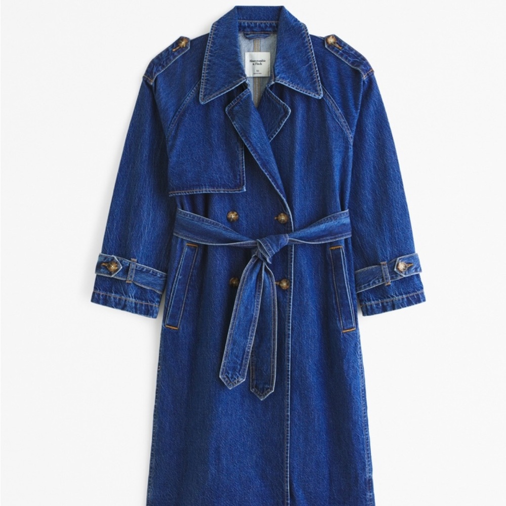 Abercrombiee Denim Trench Coat
